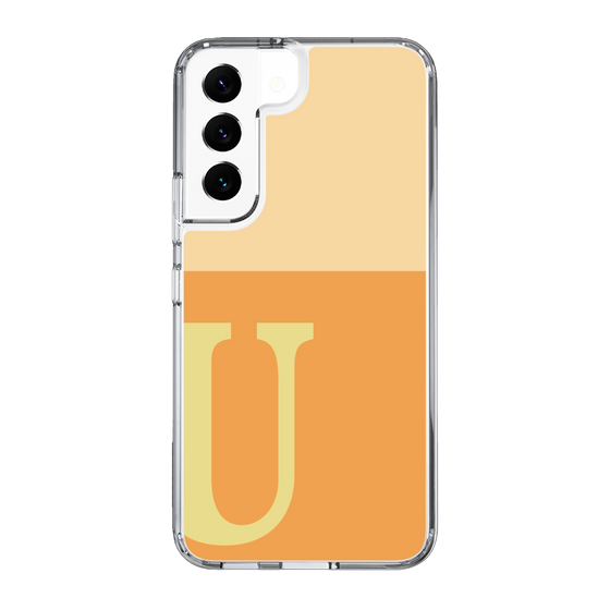 Slim Protection Case［ Original - initial two tone - U orange ］