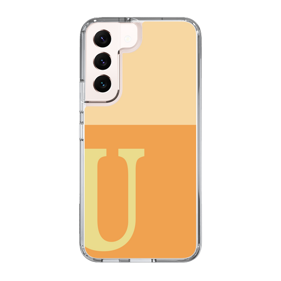 Slim Protection Case［ Original - initial two tone - U orange ］