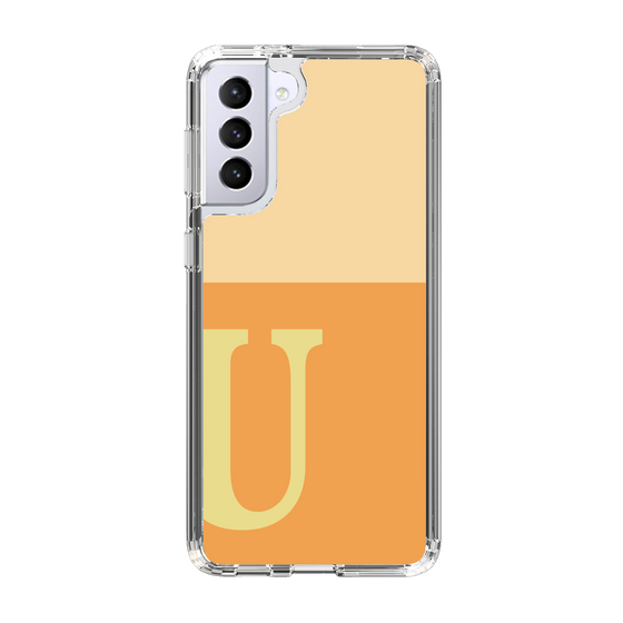 Slim Protection Case［ Original - initial two tone - U orange ］