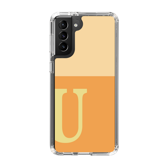 Slim Protection Case［ Original - initial two tone - U orange ］
