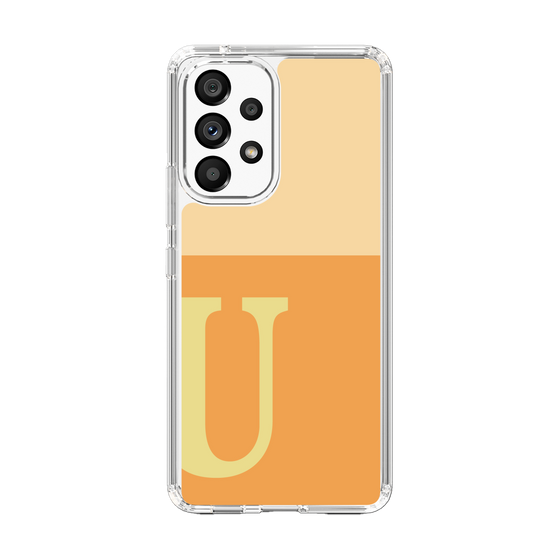 Slim Protection Case［ Original - initial two tone - U orange ］