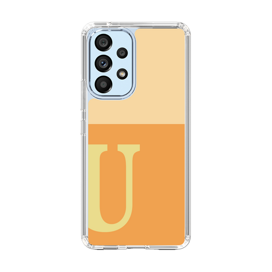 Slim Protection Case［ Original - initial two tone - U orange ］