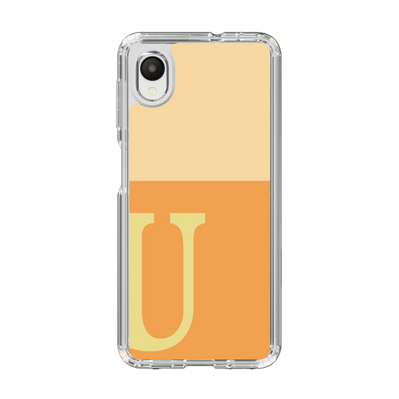 Slim Protection Case［ Original - initial two tone - U orange ］