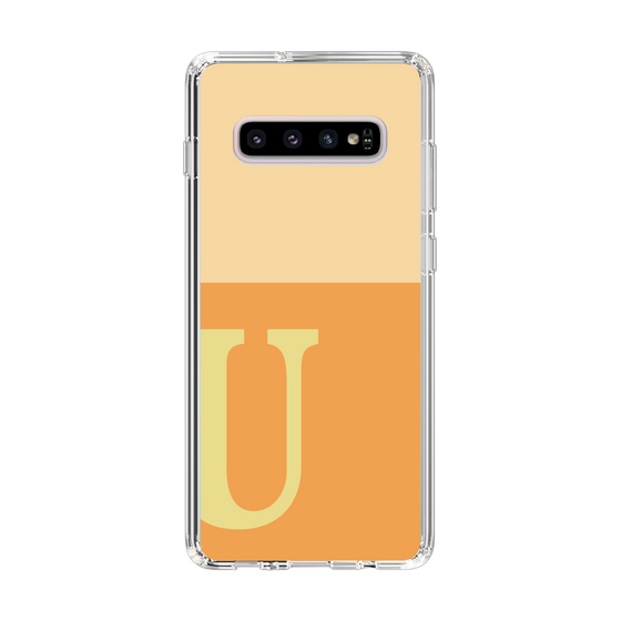 Slim Protection Case［ Original - initial two tone - U orange ］