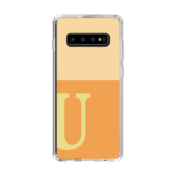 Slim Protection Case［ Original - initial two tone - U orange ］