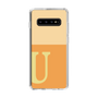 Slim Protection Case［ Original - initial two tone - U orange ］