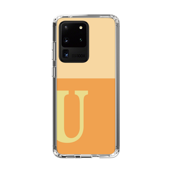Slim Protection Case［ Original - initial two tone - U orange ］