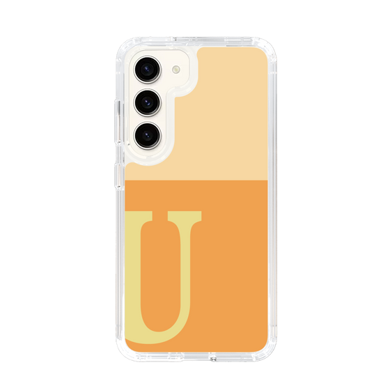 Slim Protection Case［ Original - initial two tone - U orange ］