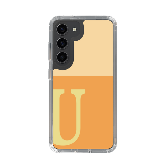 Slim Protection Case［ Original - initial two tone - U orange ］