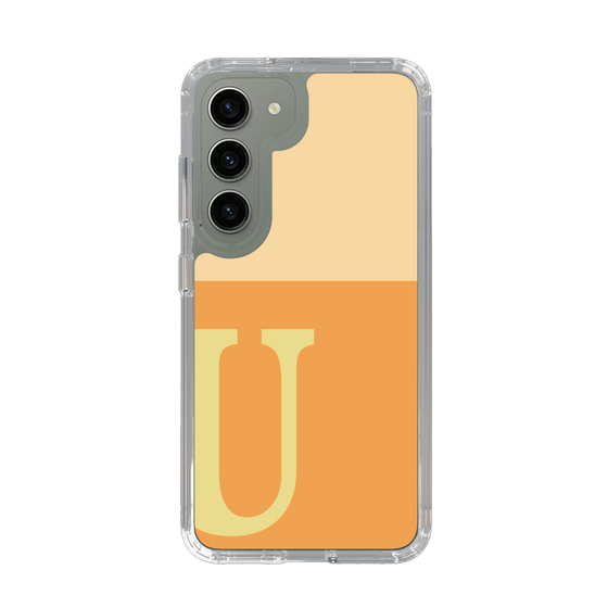 Slim Protection Case［ Original - initial two tone - U orange ］