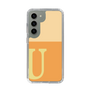 Slim Protection Case［ Original - initial two tone - U orange ］