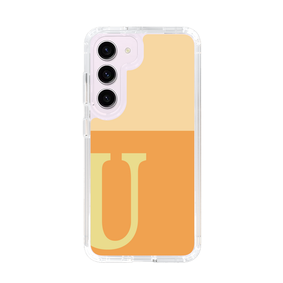 Slim Protection Case［ Original - initial two tone - U orange ］