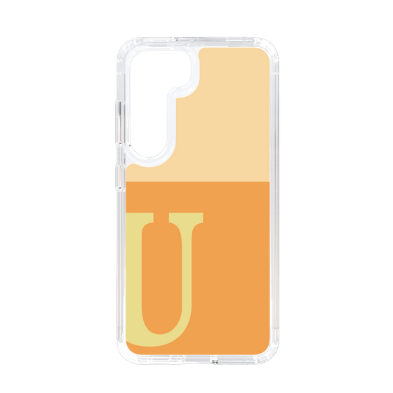 Slim Protection Case［ Original - initial two tone - U orange ］