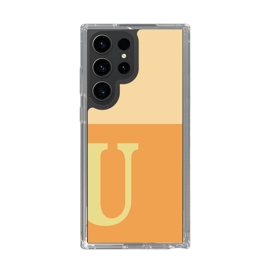 Slim Protection Case［ Original - initial two tone - U orange ］