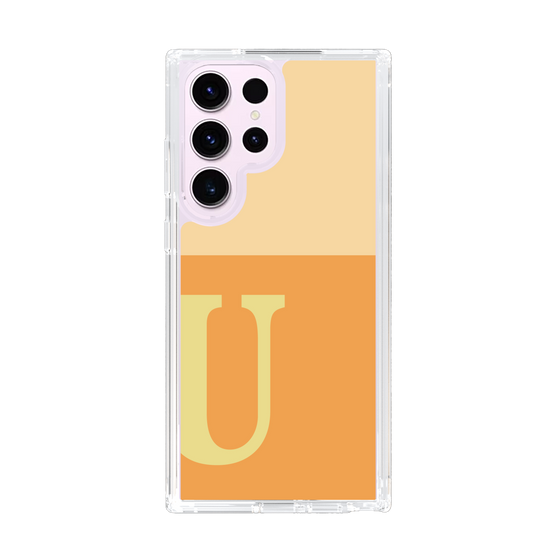 Slim Protection Case［ Original - initial two tone - U orange ］