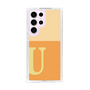 Slim Protection Case［ Original - initial two tone - U orange ］