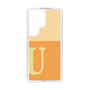 Slim Protection Case［ Original - initial two tone - U orange ］