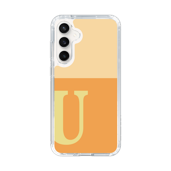 Slim Protection Case［ Original - initial two tone - U orange ］