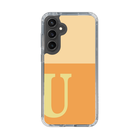 Slim Protection Case［ Original - initial two tone - U orange ］
