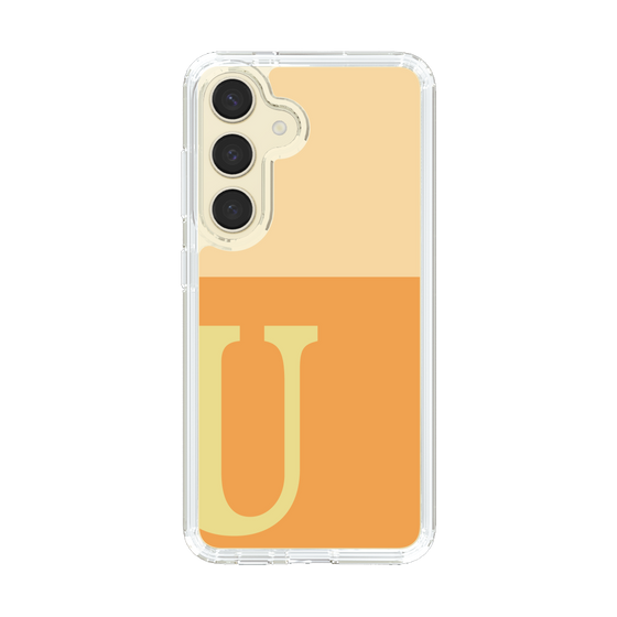 Slim Protection Case［ Original - initial two tone - U orange ］