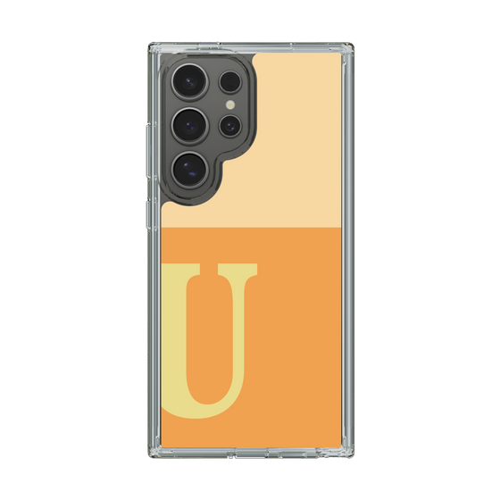 Slim Protection Case［ Original - initial two tone - U orange ］