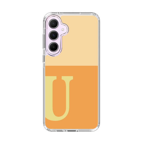 Slim Protection Case［ オリジナル - initial two tone - U orange ］