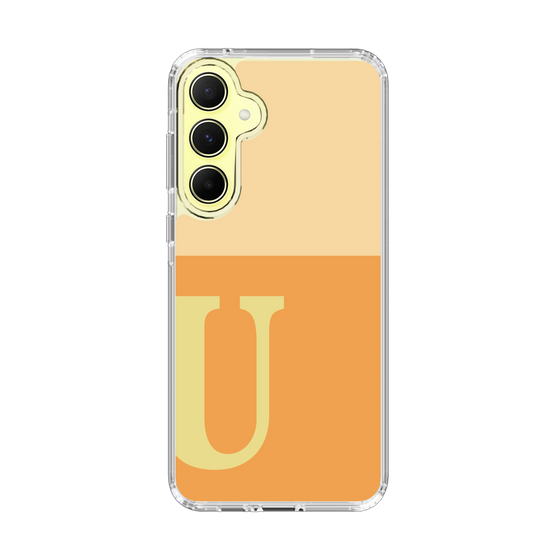 Slim Protection Case［ オリジナル - initial two tone - U orange ］