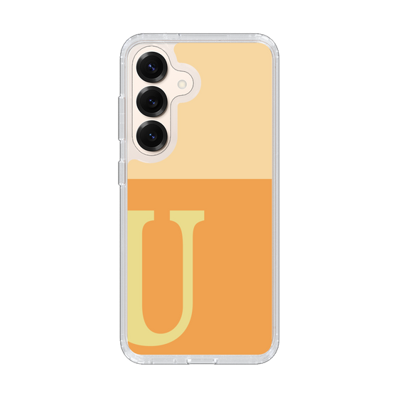 Slim Protection Case［ Original - initial two tone - U orange ］