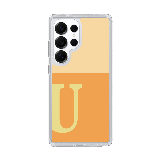 Slim Protection Case［ Original - initial two tone - U orange ］