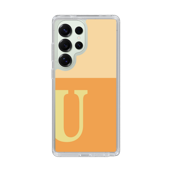 Slim Protection Case［ Original - initial two tone - U orange ］