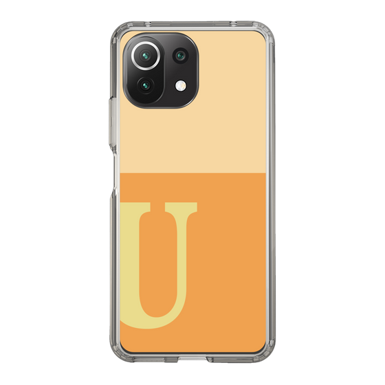 Slim Protection Case［ Original - initial two tone - U orange ］