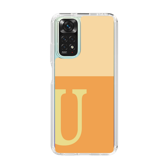 Slim Protection Case［ Original - initial two tone - U orange ］