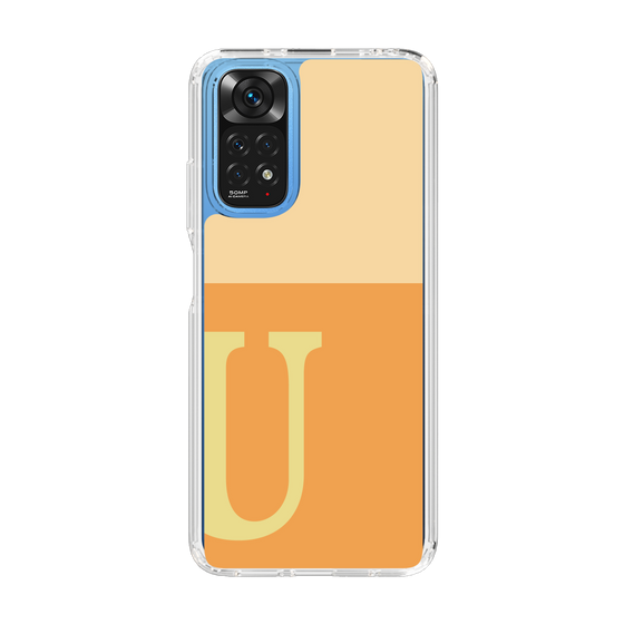 Slim Protection Case［ Original - initial two tone - U orange ］