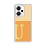 Slim Protection Case［ Original - initial two tone - U orange ］