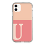 Slim Protection Case［ Original - initial two tone - U pink ］