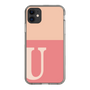 Slim Protection Case［ Original - initial two tone - U pink ］