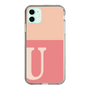Slim Protection Case［ Original - initial two tone - U pink ］