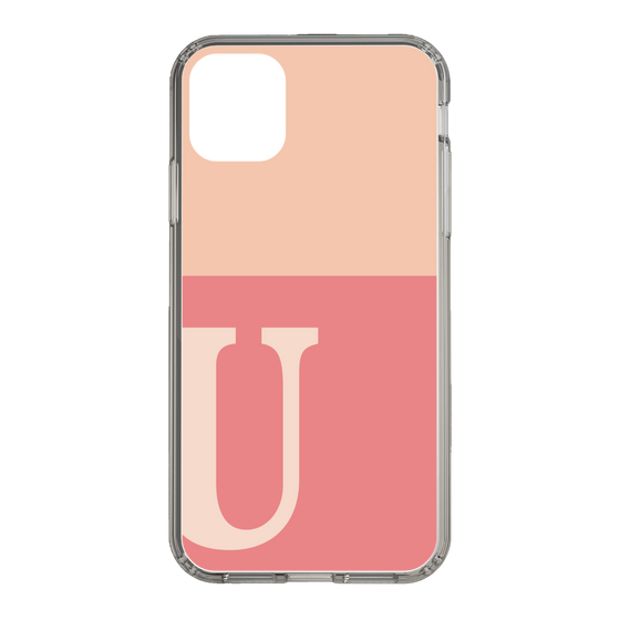 Slim Protection Case［ Original - initial two tone - U pink ］