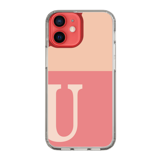 Slim Protection Case［ Original - initial two tone - U pink ］