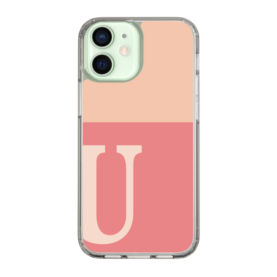 Slim Protection Case［ Original - initial two tone - U pink ］