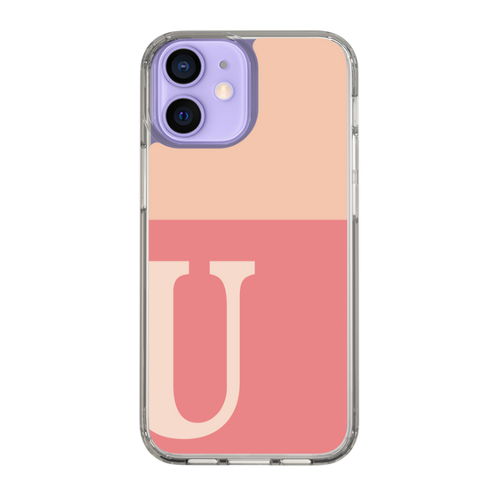 Slim Protection Case［ Original - initial two tone - U pink ］