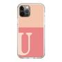 Slim Protection Case［ Original - initial two tone - U pink ］