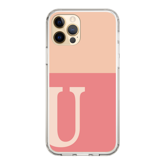 Slim Protection Case［ Original - initial two tone - U pink ］