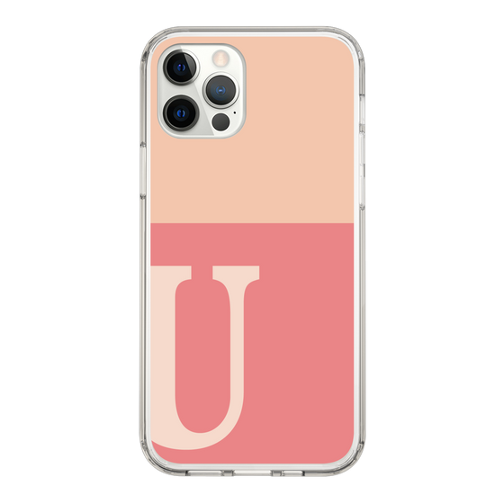 Slim Protection Case［ Original - initial two tone - U pink ］