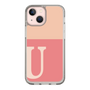Slim Protection Case［ Original - initial two tone - U pink ］