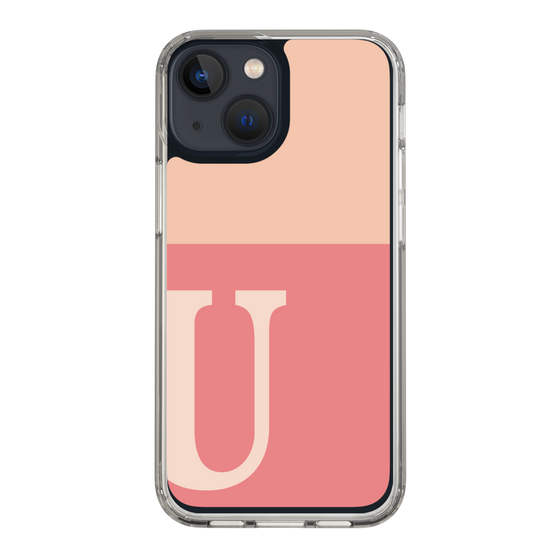 Slim Protection Case［ Original - initial two tone - U pink ］
