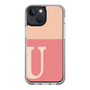 Slim Protection Case［ Original - initial two tone - U pink ］