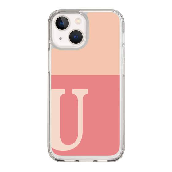 Slim Protection Case［ Original - initial two tone - U pink ］