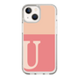 Slim Protection Case［ Original - initial two tone - U pink ］