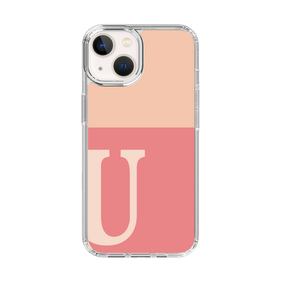 Slim Protection Case［ Original - initial two tone - U pink ］